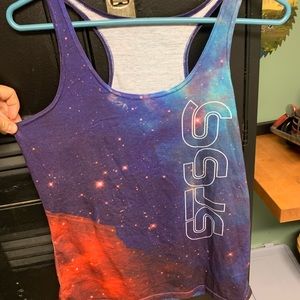 Sts9 concert razed back tank top